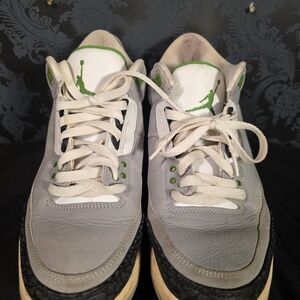 2018Air Jordan 3 Retro GS 'Chlorophyll' Sz 8